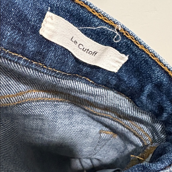 Frame Denim Distressed Blue Jean Shorts - Picture 4 of 5